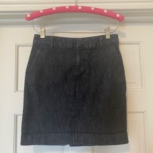 Gap dark denim skirt